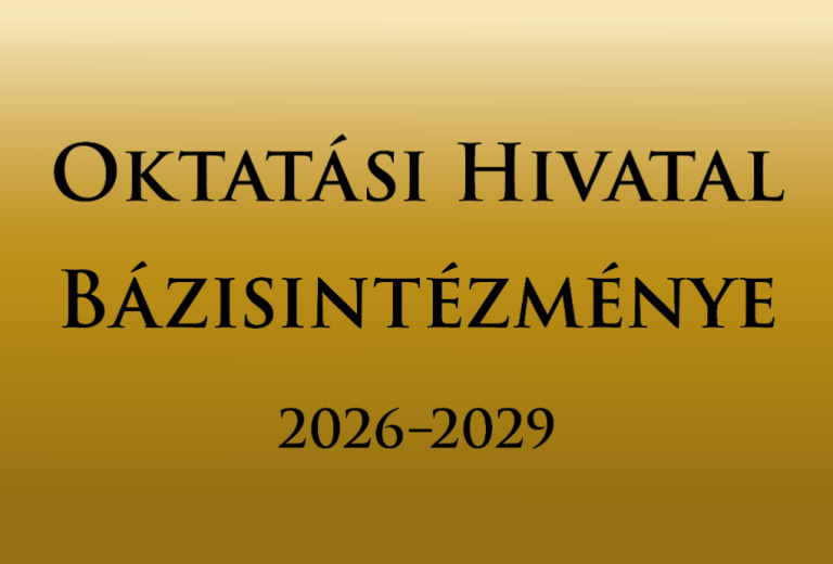Oktatási Hivatal Bázisintézménye 2026-2029
